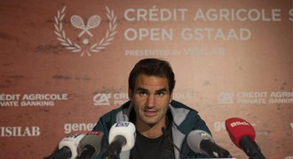 Trápící se Federer vzhlíží k Gstaadu: Tady jsem doma, tady hledám cestu