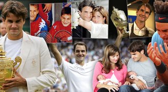 Jak se měnil „vlasáč“ Federer: láska k Mirce i dvojčatům, boje s legendou