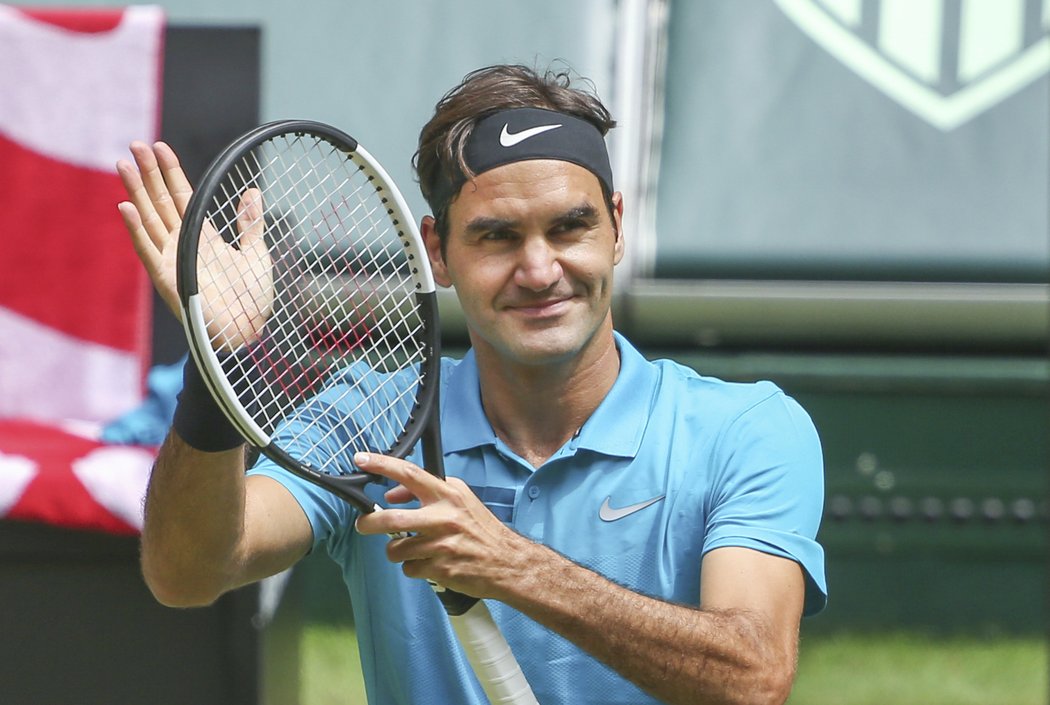 Roger Federer si zahraje v Halle o titul