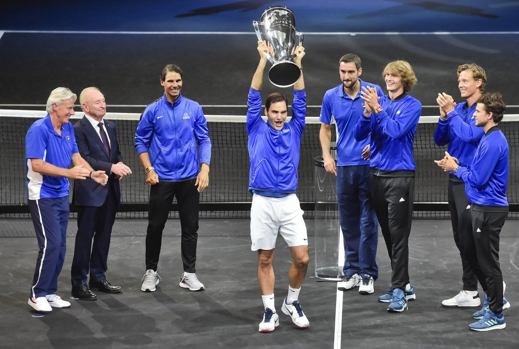 2017 - Federer vyhrál s týmem Evropy premiérový ročník Laver Cupu. Společně si zahrál s Rafaelem Nadalem, v týmu byl i Tomáš Berdych