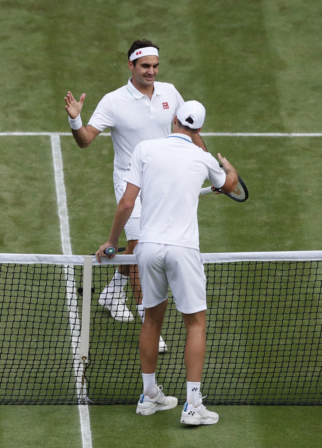 Roger Federer opustil Wimbledon s kanárem na krku