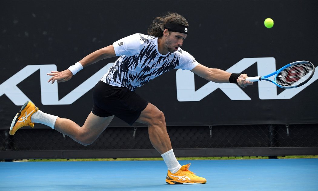 Španělský tenista Feliciano López během Australian Open, 75. grandslamu, který absolvuje v řadě