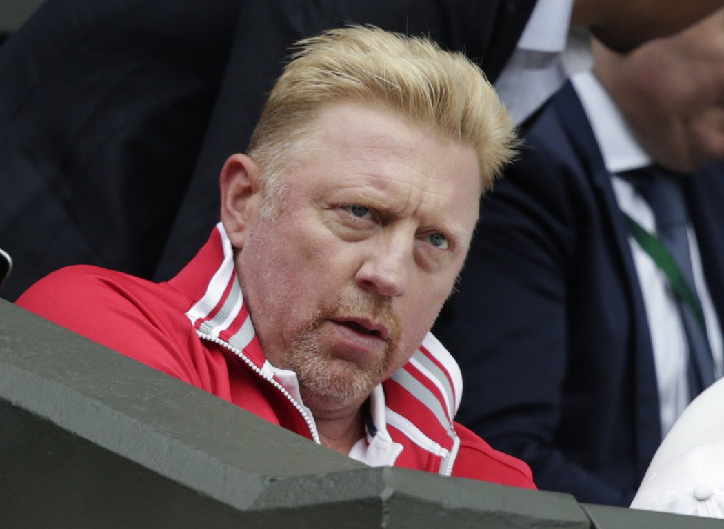 Utkání Djokoviče s Federerem sledoval i trenér srbské tenisové jedničky Boris Becker