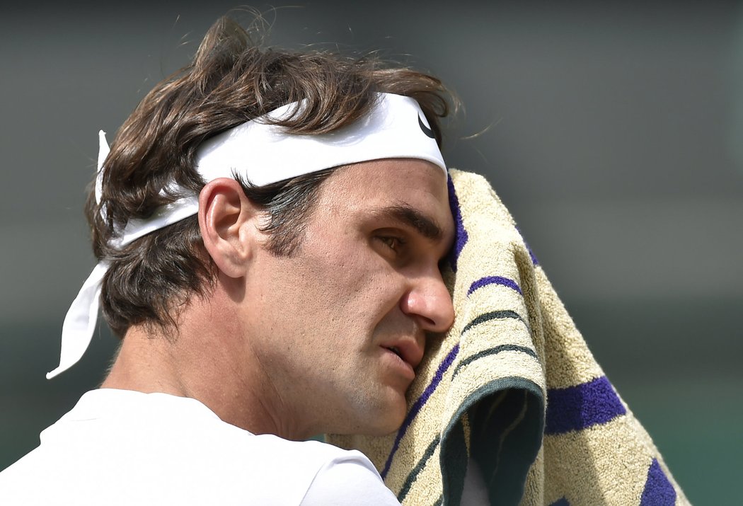 Legendární švýcarský tenista Roger Federer