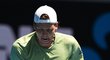 Tomáš Berdych porazil v osmifinále Australian Open Itala Fabia Fogniniho hladce 6:1, 6:4 a 6:4.