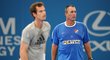Ivan Lendl trénoval na Australian Open s Murraym v dresu Baníku Ostrava