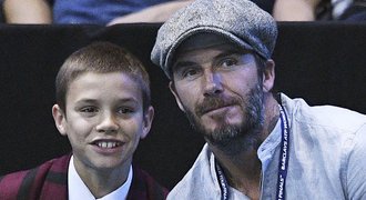 Beckham, Mourinho a Hugh Grant na tenisu. Celebrity táhne Turnaj mistrů