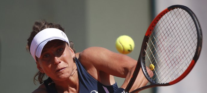 Barbora Strýcová v prvním kole French Open