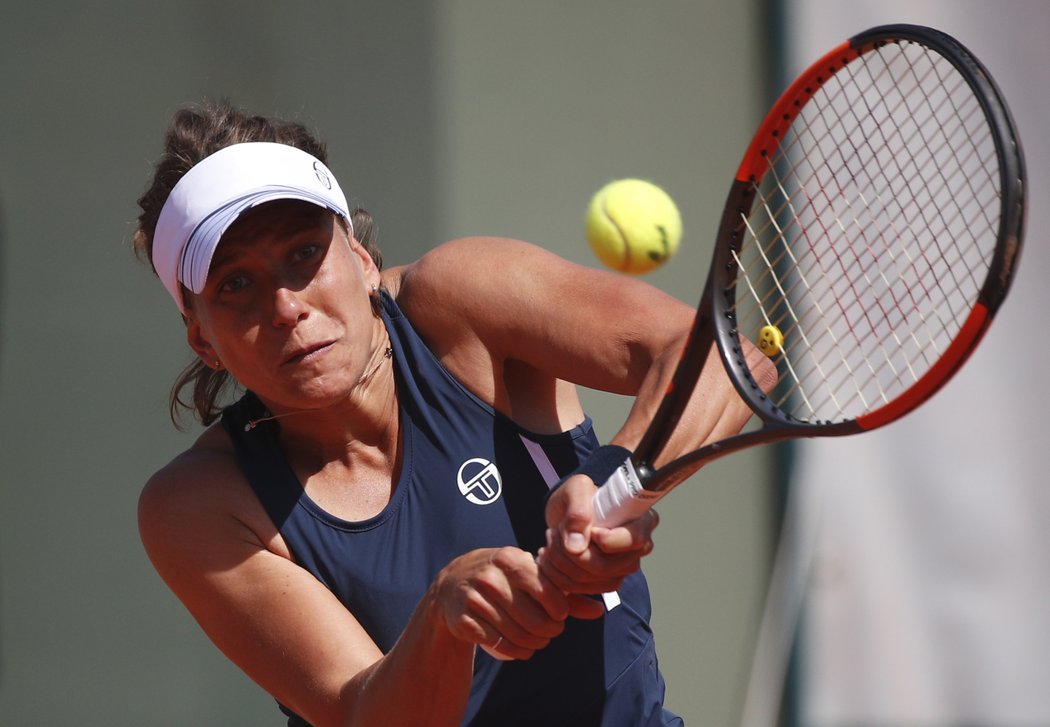 Barbora Strýcová v prvním kole French Open