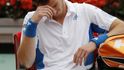 Zklamaný Andy Murray po porážce s Tomášem Berdychem