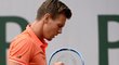 Tomáš Berdych se raduje, porazil Paireho a postoupil v Paříži do 4. kola