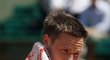 Robin Söderling v semifinále Roland Garros proti Tomáši Berdychovi