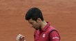 Novak Djokovič se hecuje ve čtvrtfinále French Open s Tomášem Berdychem