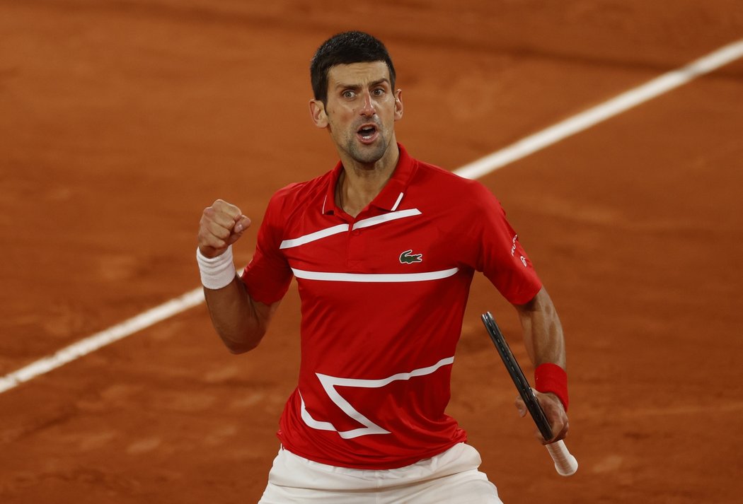 Novak Djokovič v semifinále Roland Garros