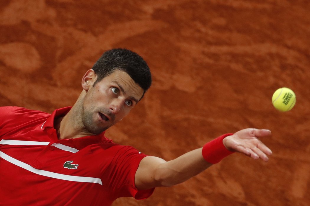 Novak Djokovič v semifinále Roland Garros