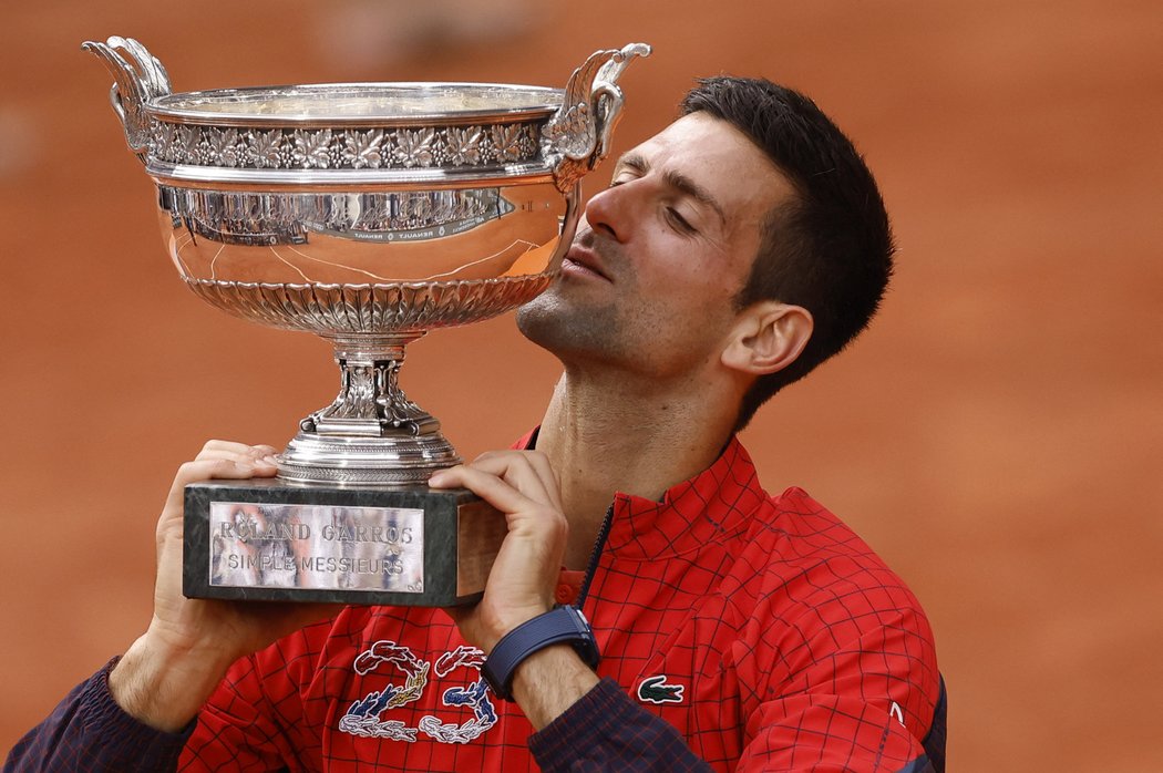 Novak Djokovič se svou 23. grandslamovou trofejí