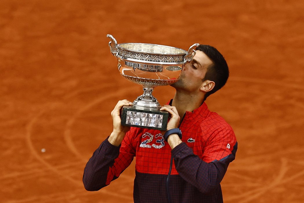 Novak Djokovič se svou 23. grandslamovou trofejí