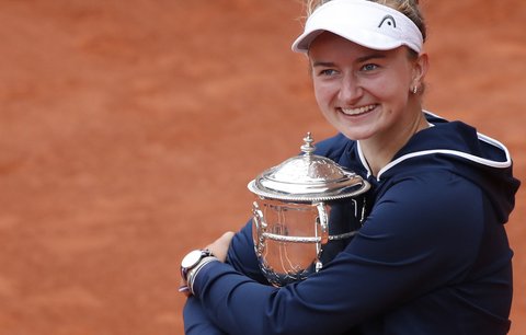 Barbora Krejčíková, senzační vítězka pařížského Roland Garros