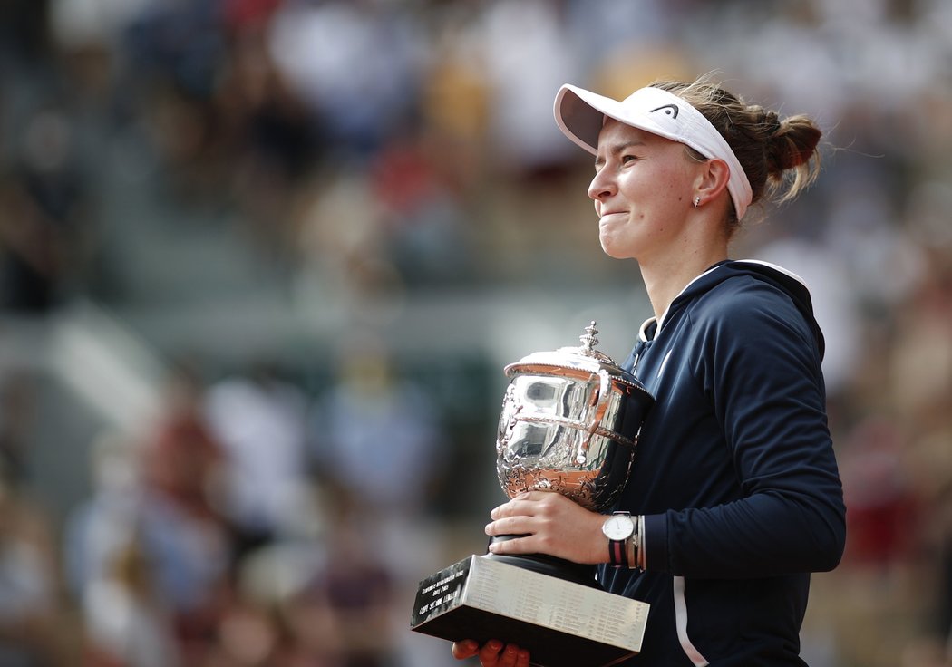 Vítězka French Open Barbora Krejčíková