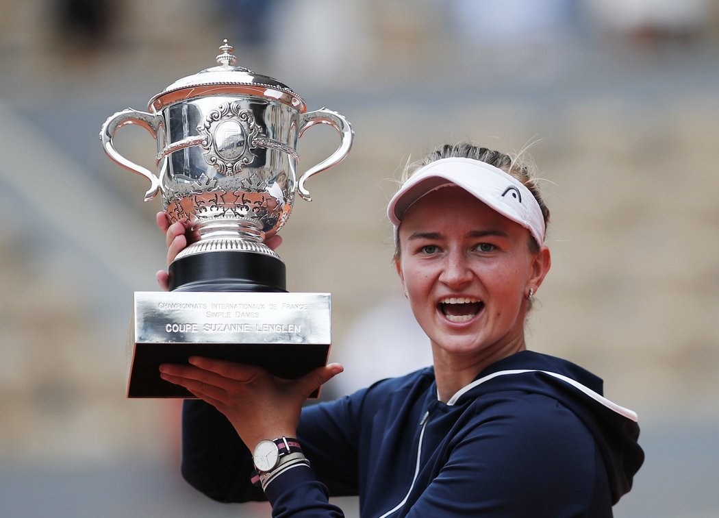 Barbora Krejčíková, senzační vítězka pařížského Roland Garros