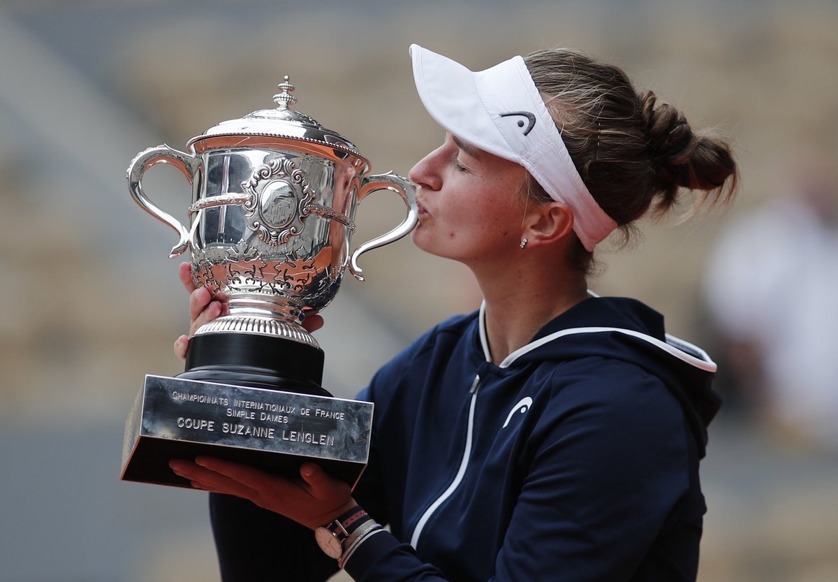 Barbora Krejčíková, senzační vítězka pařížského Roland Garros