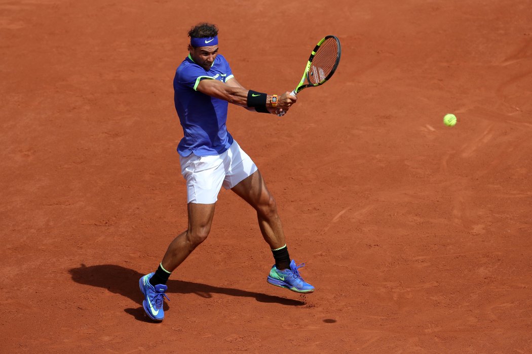 Španělský tenista Rafael Nadal ve finále French Open