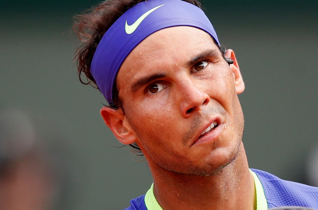 Španělský tenista Rafael Nadal při finále French Open