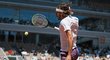 Stefanos Tsitsipas během finále French Open