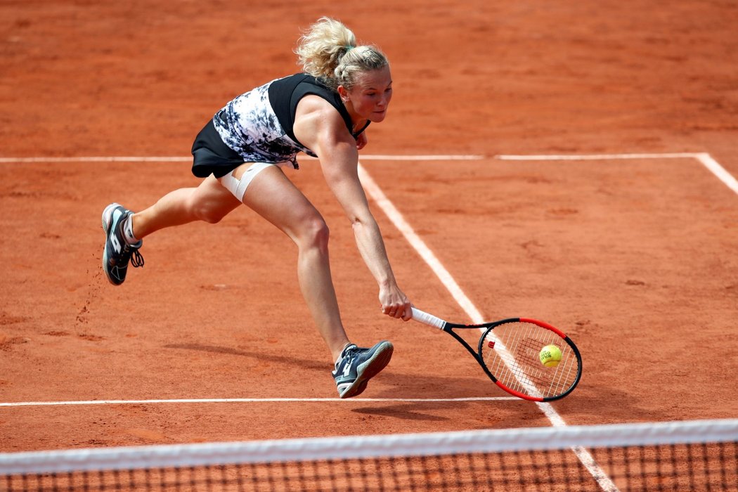 Kateřina Siniaková se v prvním kole French Open utkala s bývalou světovou jedničkou Viktorií Azarenkovou