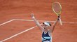 Oslava Barbory Krejčíkové po postupu do finále French Open