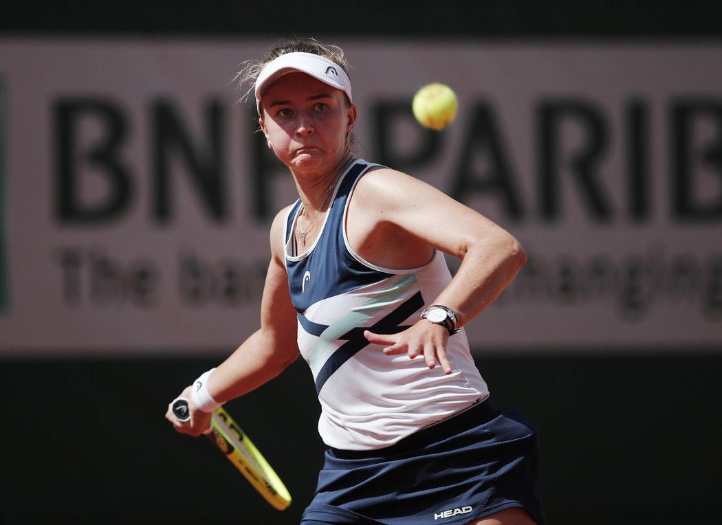 Barbora Krejčíková ve čtvrtfinále French Open