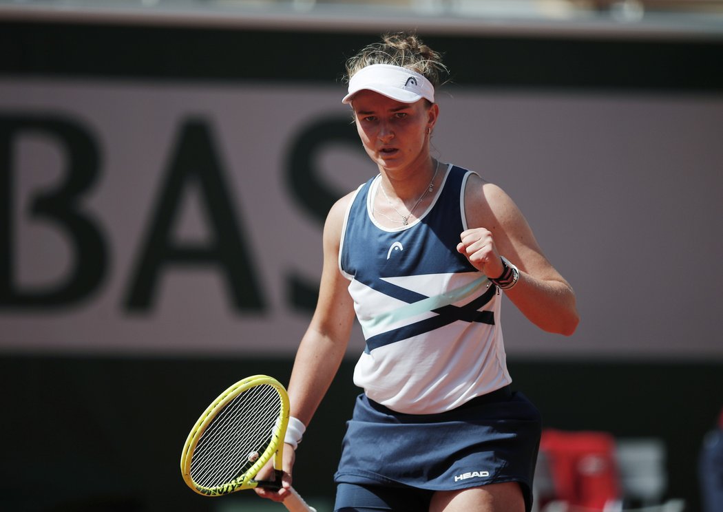 Barbora Krejčíková ve čtvrtfinále French Open