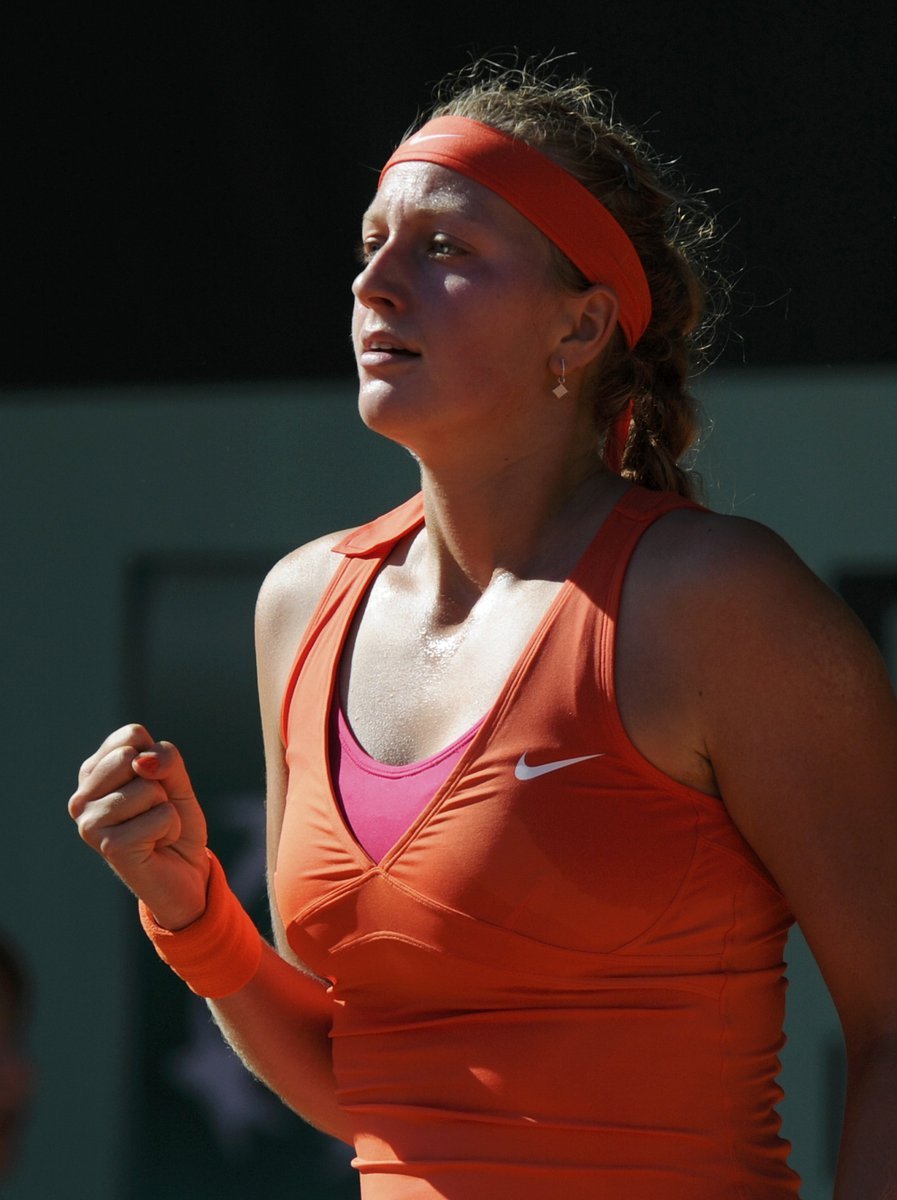 NEZKLAMALA. Na rozdíl od většiny ostatních českých tenistů Petra Kvitová svou roli zvládla.