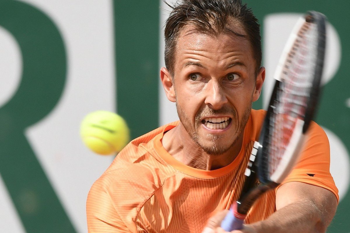 Lukáš Rosol v duelu prvního kola French Open