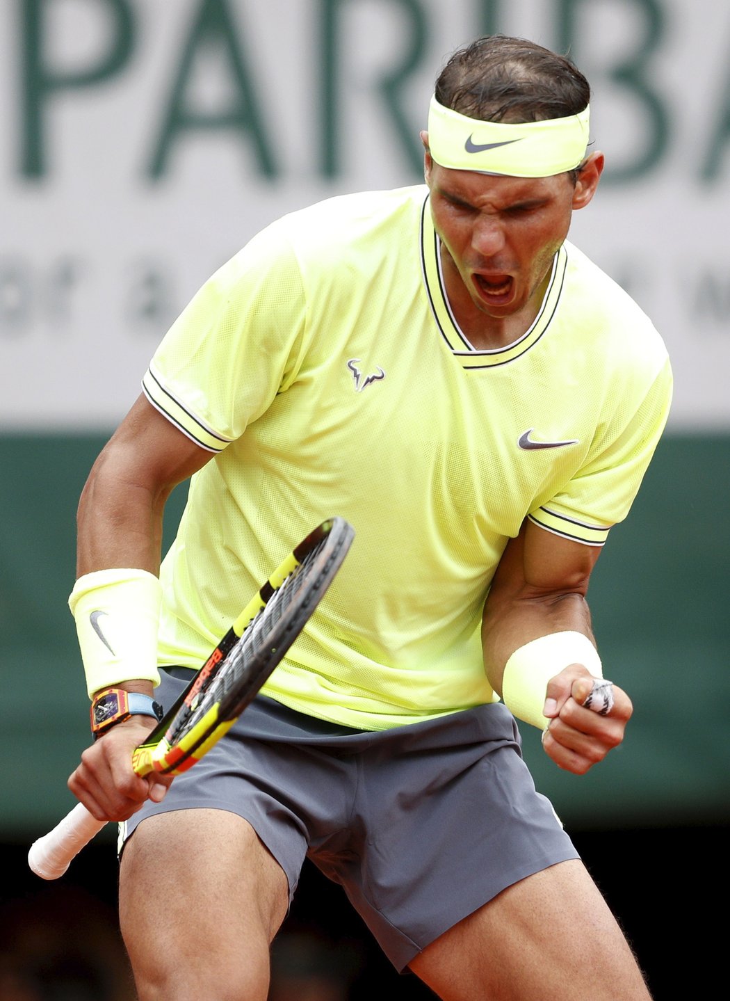Rafael Nadal vyhrál třetí set nad Dominicem Thiemem ve finále French Open hladce 6:1.