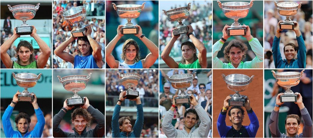 Rafael Nadal je král Paříže, Roland Garros ovládl hned dvanáctkrát