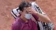 Dominic Thiem senzačně ztratil vedení 2:0 a vypadl v 1. kole French Open