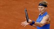 Česká tenistka Lucie Šafářová v utkání na French Open, kdy postoupila do třetího kola