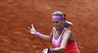 Petra Kvitová ve třetím kole French Open