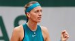 Petra Kvitová postoupila do dalšího kole French Open