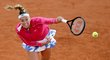 Česká tenistka Petra Kvitová porazila v prvním kole French Open domácí Océane Dodinovou 6:3 a 7:5