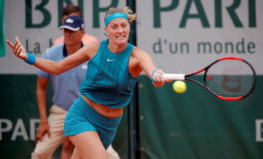 Petra Kvitová bojuje o postup do dalšího kola French Open