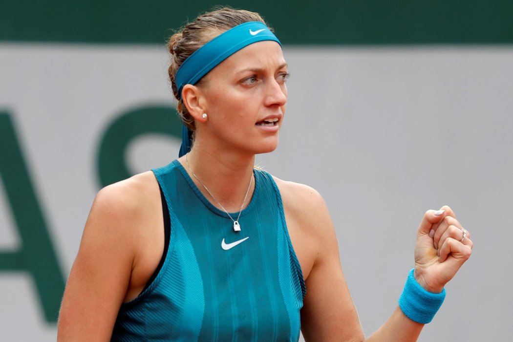 Petra Kvitová postoupila do dalšího kole French Open