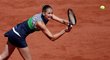 Česká tenistka Karolína Plíšková ve čtvrtfinále French Open proti Carolině Garciaové