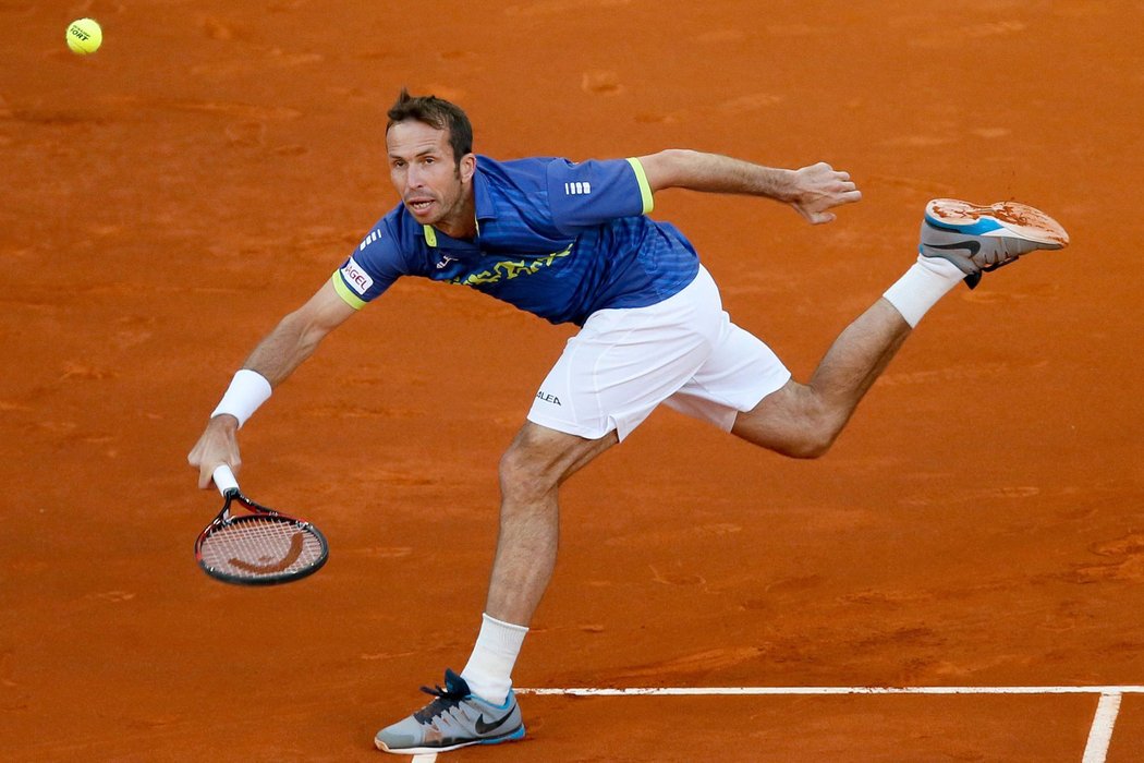 Radek Štěpánek hraje v prvním kole French Open proti Andy Murraymu