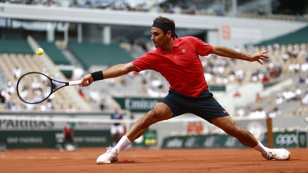 Roger Federer na letošním French Open... Švýcarská legenda si platí za extra přístup ke speciálním statistikám.