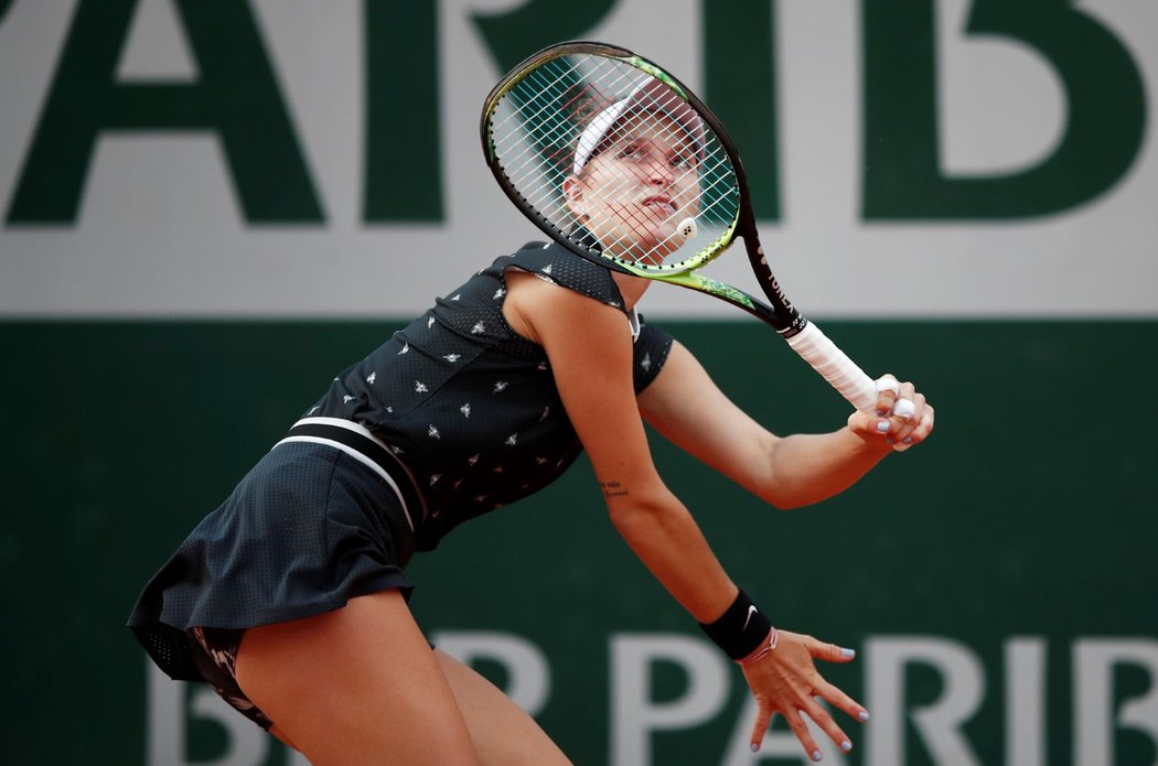 Česká tenistka Markéta Vondroušová ve čtvrtfinále French Open