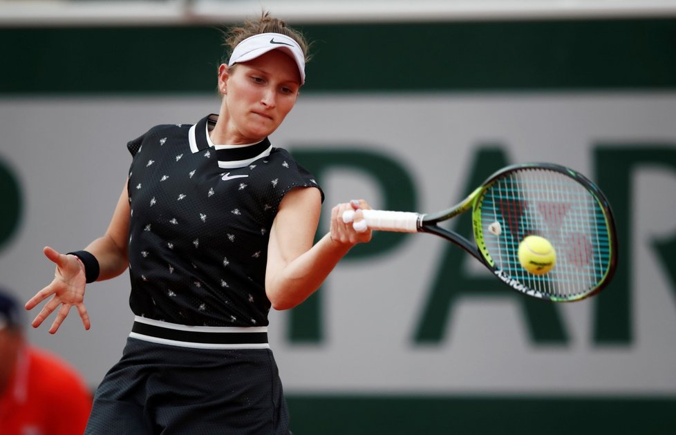 Česká tenistka Markéta Vondroušová ve čtvrtfinále French Open