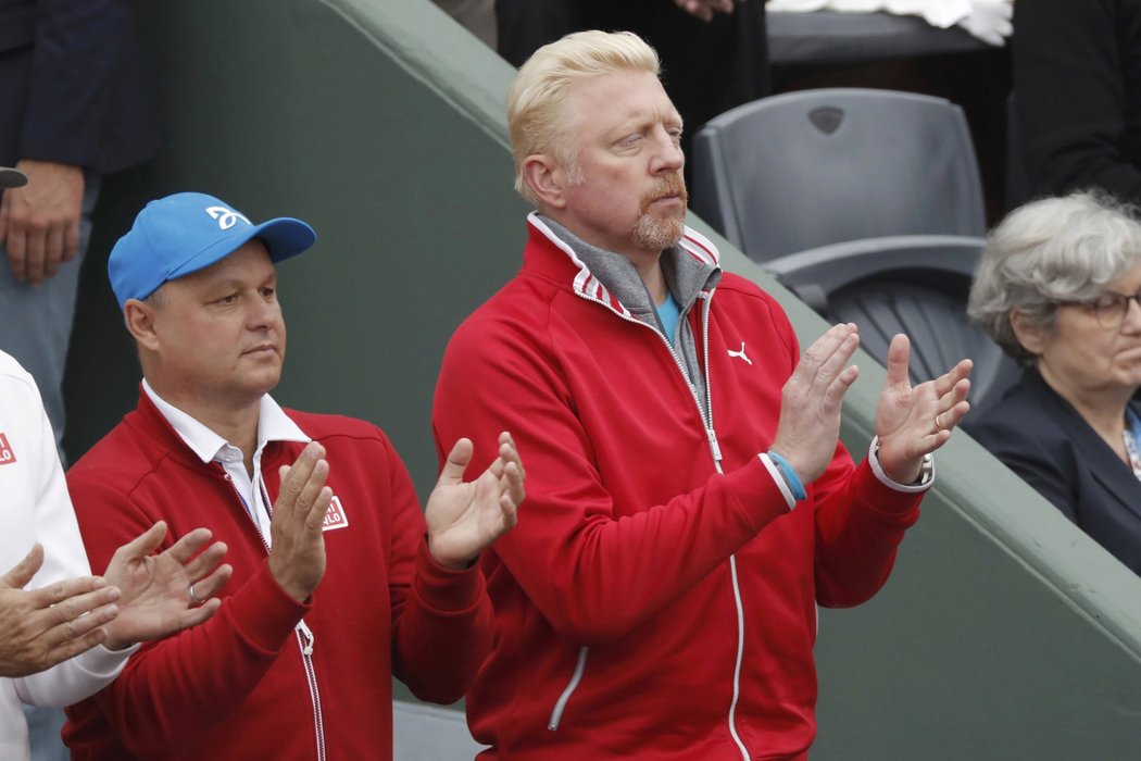 Marian Vajda a Boris Becker mohli být s výkonem svého svěřence spokojeni