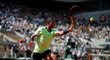 Rafael Nadal v utkání čtvrtfinále French Open